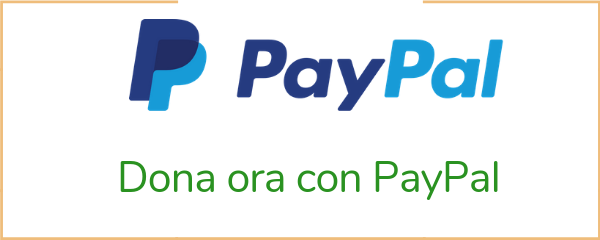 fai una donazione con pay pal o carta di credito